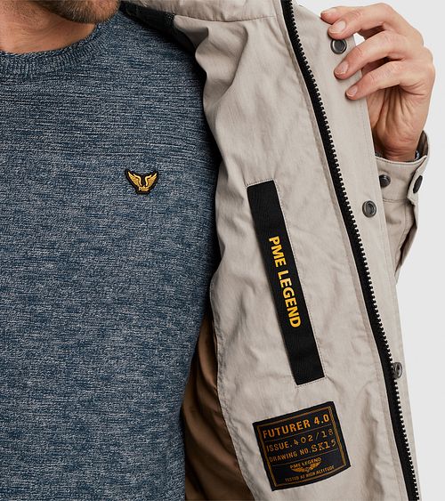 PME Legend Jacket Futurer Beige Model / Detail