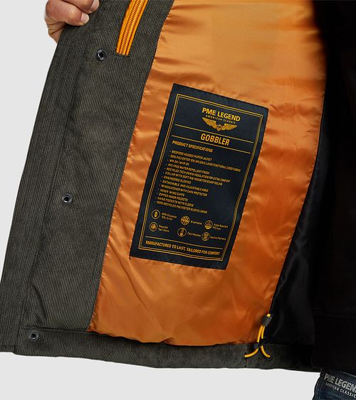 PME Legend Jacket Gobbler Dark Green Model / Detail