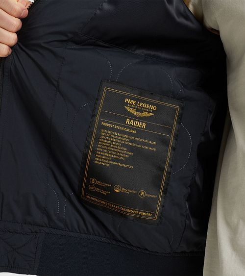 PME Legend Jacket Raider Navy Model / Detail