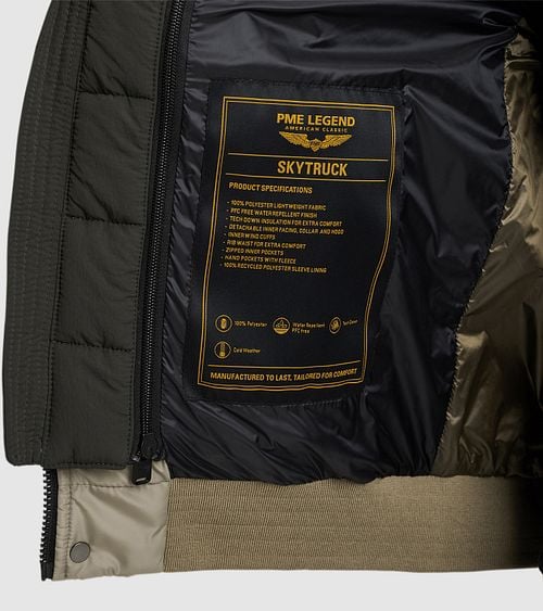 PME Legend Jacket Skytruck Khaki Model / Detail