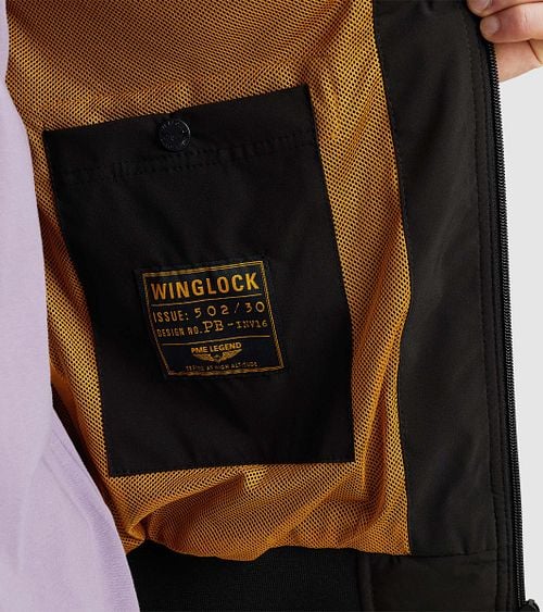 PME Legend Jacket Winglock Black Model / Detail