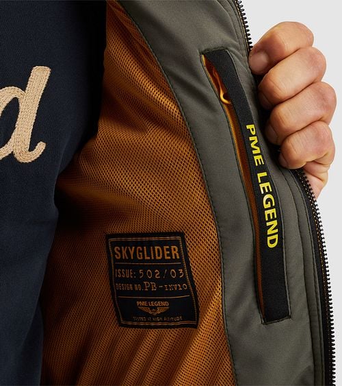 PME Legend Jas Skyglider Donkergroen Model / Detail
