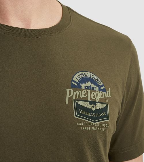 PME Legend Jersey T Shirt Print Army Model / Detail