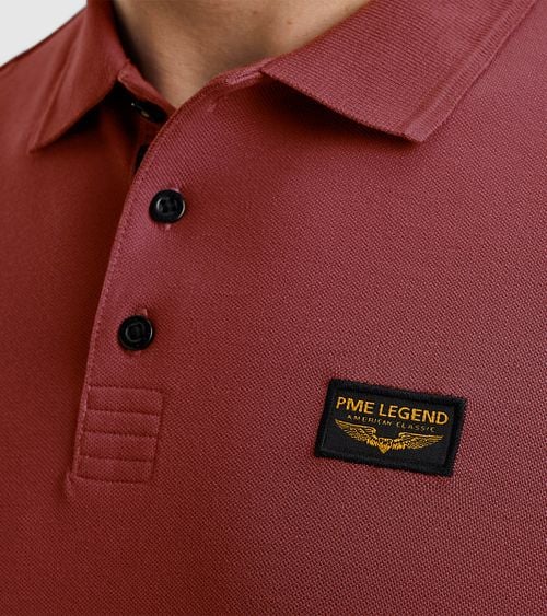 PME Legend Poloshirt Trackway Dry Rose Model / Detail