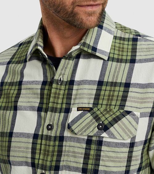 PME Legend Shirt Checks Green Model / Detail