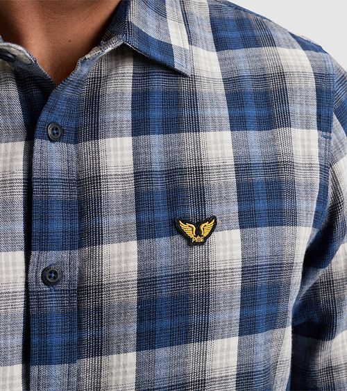 PME Legend Shirt Checks Blue Model / Detail