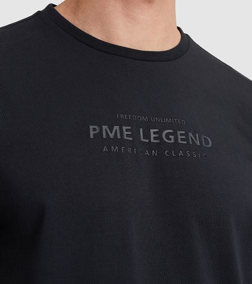PME Legend T-Shirt Logo Navy Model / Detail
