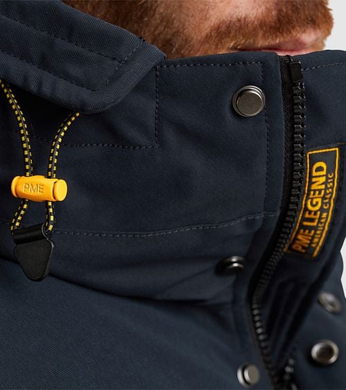PME Legend Ice Pilot Parka Navy Model / Detail