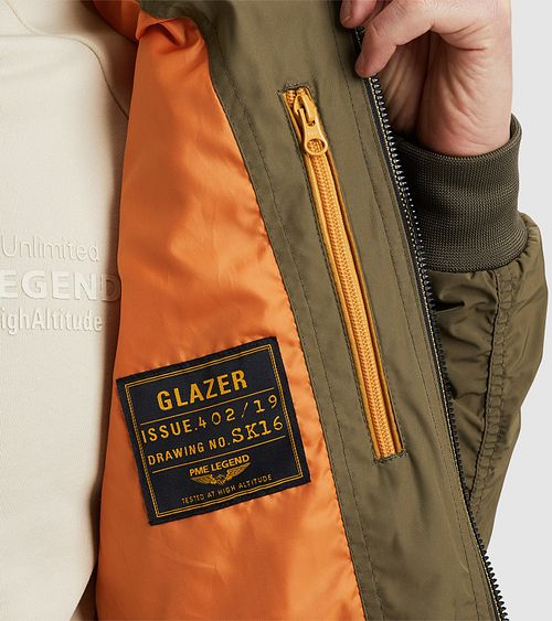 PME Legend Veste Glazer Vert Model / Detail