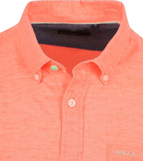 NZA Overhemd Okarito Linnen Fury Roze Product / Detail