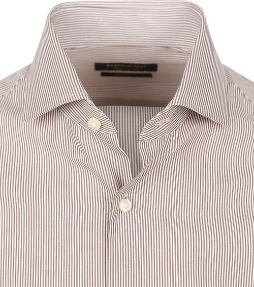 SH-STEPP-CaW-07 Pin Stripe Brown