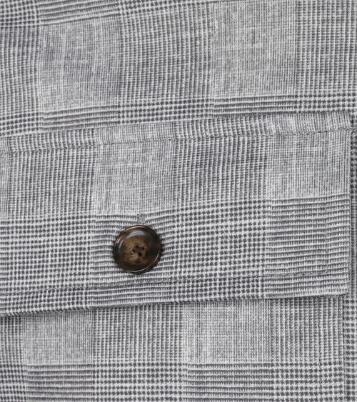 Suitable Liv Overshirt Checkered Gray Product / Detail