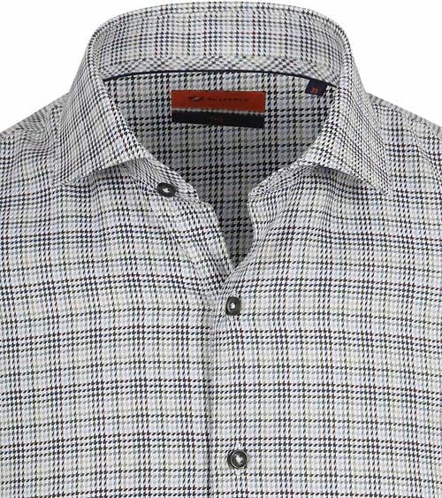 Suitable Overhemd Print Groen Product / Detail