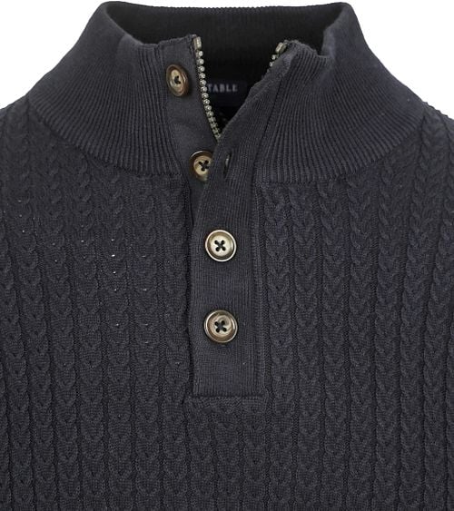 Suitable Pullover Camock Navy Product / Detail