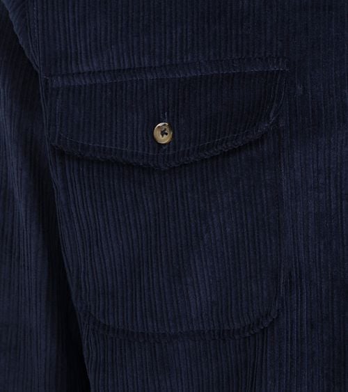 Suitable Overshirt Corduroy Navy Product / Detail