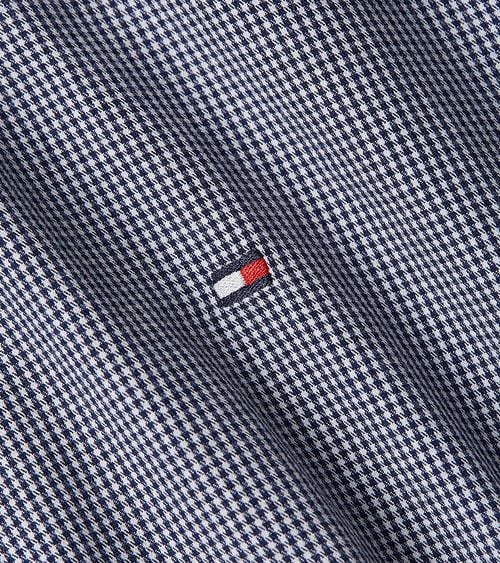 Tommy Hilfiger Overhemd Ruiten Navy Model / Detail