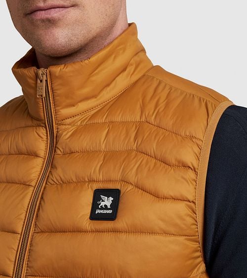 Vanguard Bodywarmer Densylon Orange Model / Detail