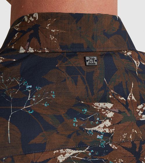 Vanguard Shirt Print Navy Model / Detail