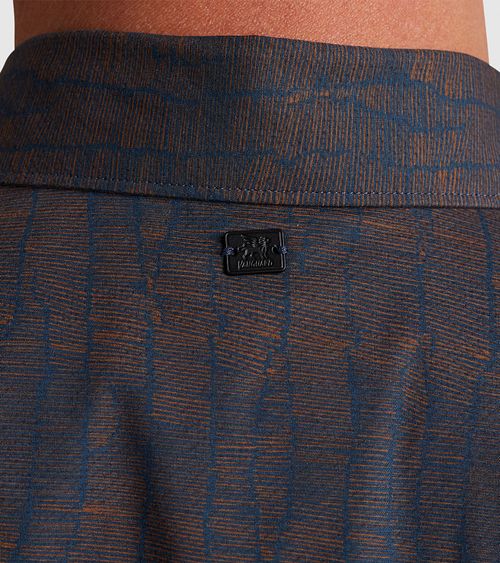 Vanguard Shirt Print Navy Model / Detail
