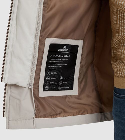 Vanguard Veste V-Double Greige Model / Detail
