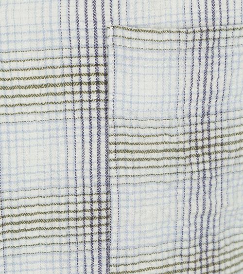 Scotch and Soda Chemise Manches Courtes Seersucker A Carreaux Multicolor Product / Detail