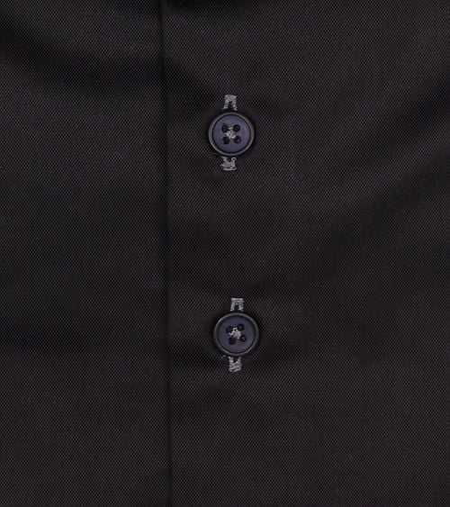 R2 Overhemd Twill Zwart Product / Detail