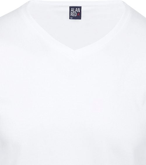 Alan Red West-Virginia V-Neck White 2-Pack Product / Detail