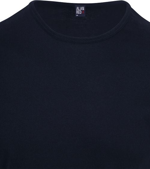Alan Red Derby O-Hals T-Shirt Navy (2Pack) Product / Detail