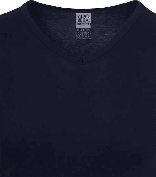 Alan Red Vancouver T-Shirt V-Neck Navy 2-Pack Product / Detail