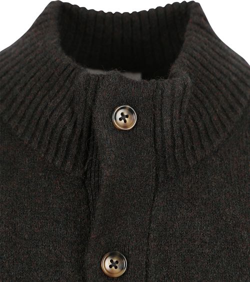 Suitable Cardigan Austus Mix Laine Anthracite Product / Detail