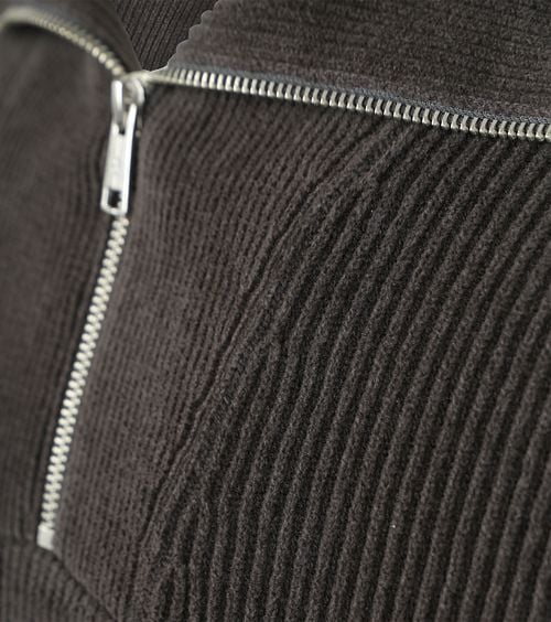 Marc O'Polo Half Zip Trui Antraciet Product / Detail