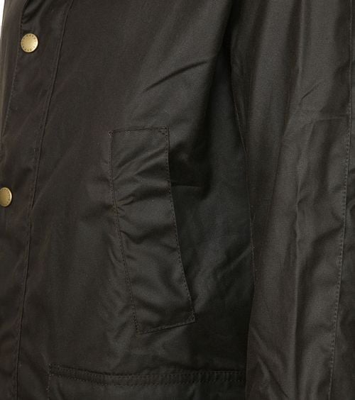 Barbour Ashby Wax Jacket Olive Product / Detail
