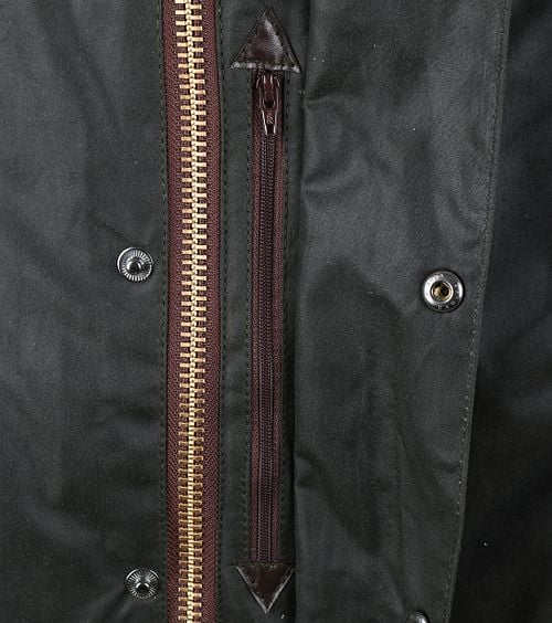 Barbour Beaufort Wax Jacket Green Product / Detail