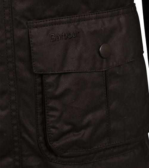 Barbour Corbridge Wachsjacke Rustic Braun Product / Detail