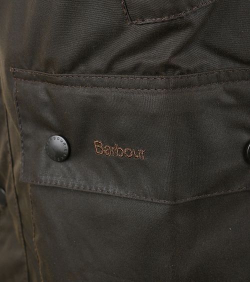 Barbour Veste Cirée Classic Bedale Vert Olive Product / Detail