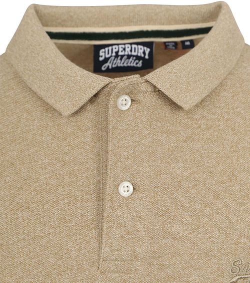 Superdry Classic Poloshirt Melange Beige Product / Detail