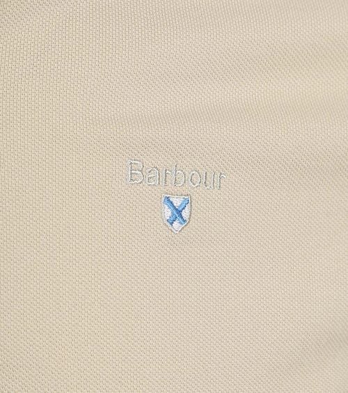 Barbour Pique Polo Shirt Beige Product / Detail