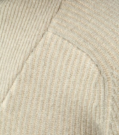 No Excess Halfzip Pullover Two Coloured Melange Greige Product / Detail