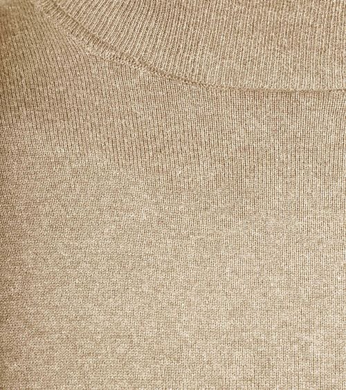 Steppin' Out Rollneck Pullover Cotton Cashmere Ecru Product / Detail