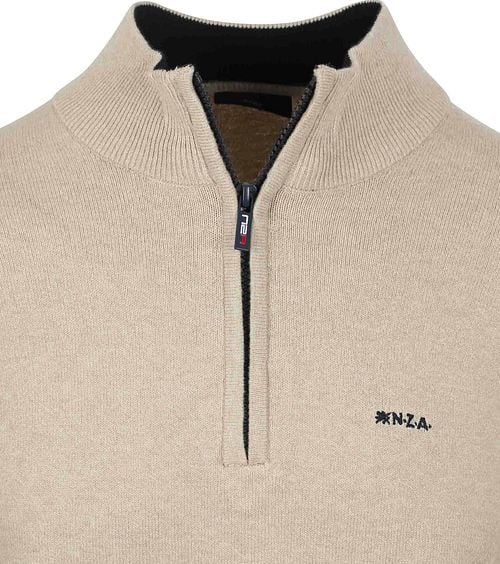 NZA Half Zip Sweater Christopher Melange Sand Product / Detail