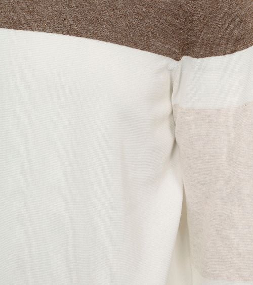 Blue Industry Pullover Strepen Bruin Product / Detail