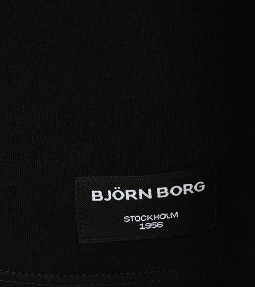 Bjorn Borg Basic T-Shirt Zwart Product / Detail