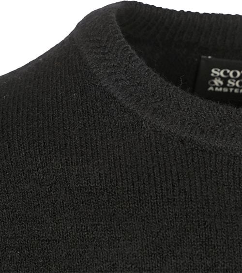 Scotch and Soda Soft Knit Pullover Black Product / Detail