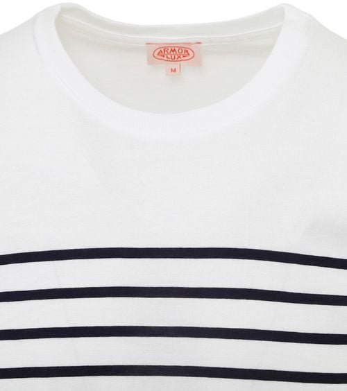 Armor-Lux Etel T-Shirt Rayures Blanche Product / Detail
