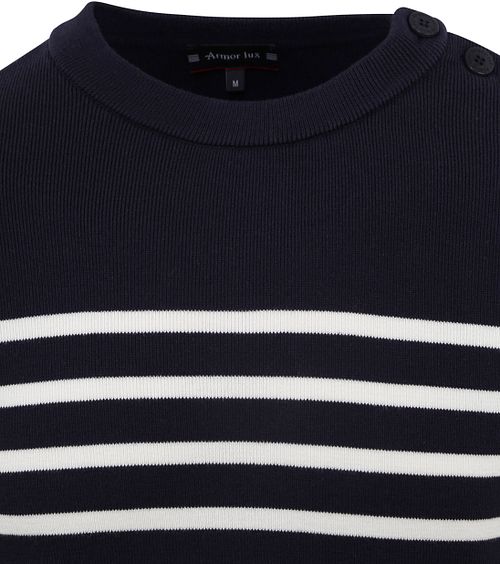 Armor-Lux Groix Pullover Streifen Navy Product / Detail
