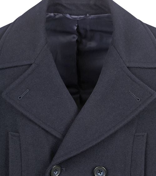 Suitable Caban Coat Wol Navy Product / Detail
