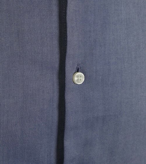 Steppin' Out Overhemd Oxford Melange Blauw Product / Detail