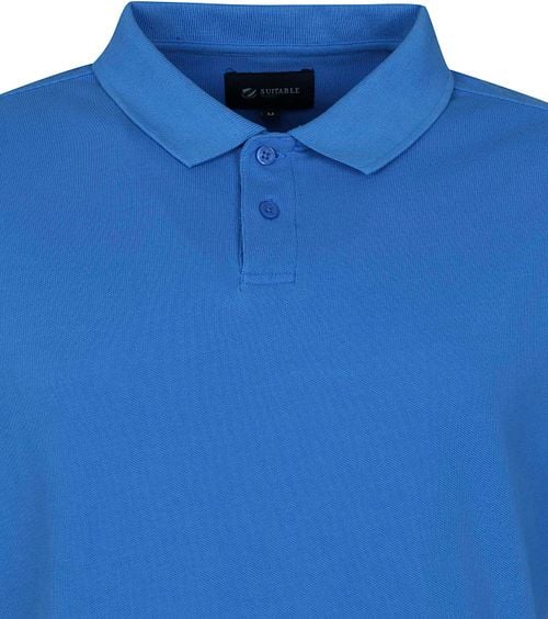Suitable Respect Poloshirt Pete Blauw Product / Detail
