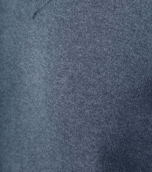 Steppin' Out Pullover V-hals Merinowol Kobaltblauw Product / Detail