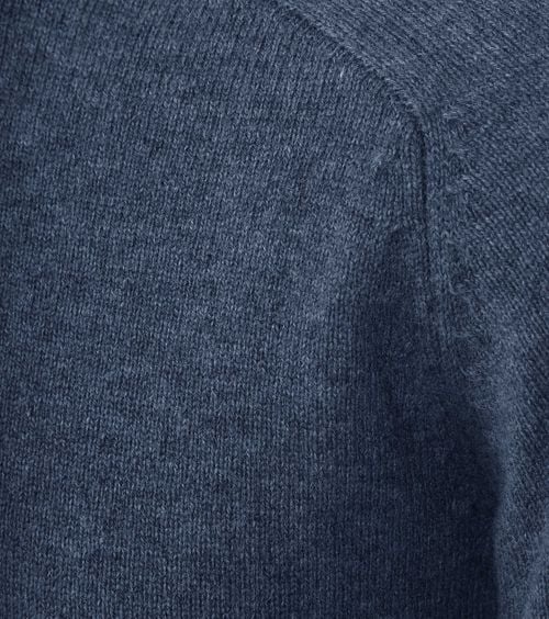 Steppin' Out Trui Lamswol Mid Blauw Product / Detail
